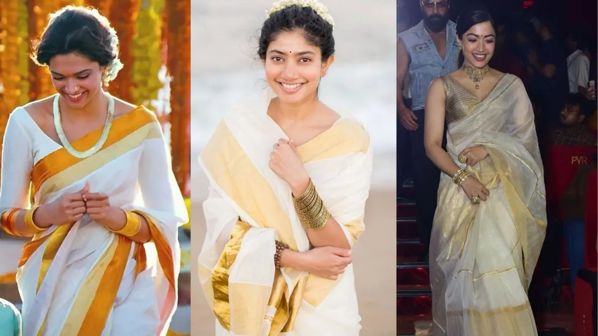 Kasavu saree history