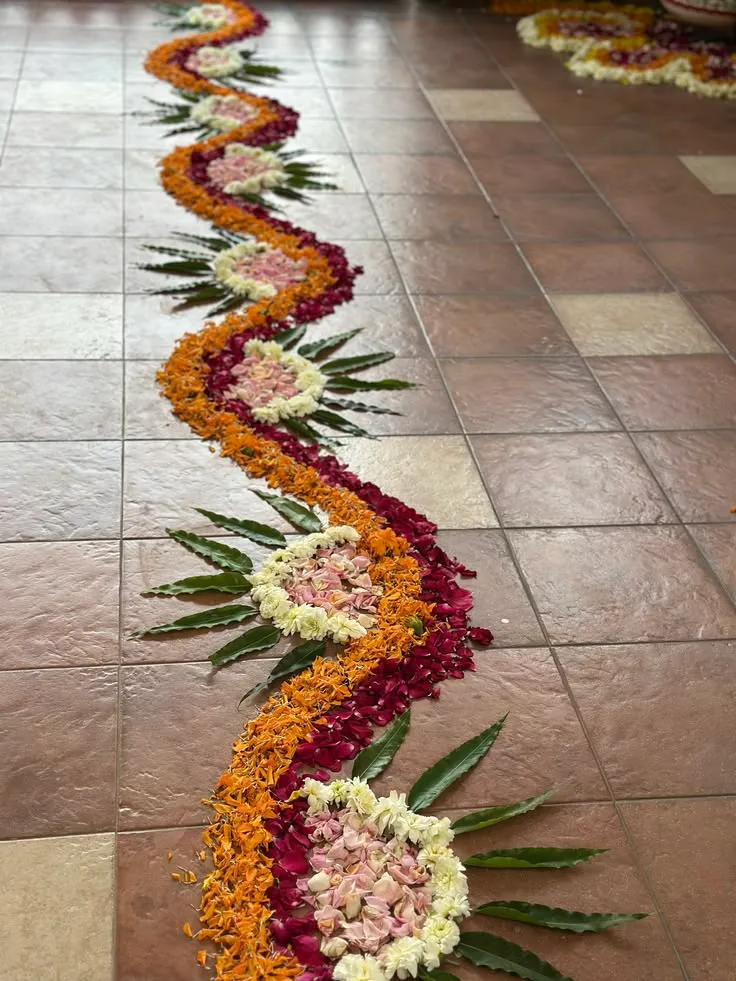 Minimal Pookalam Design