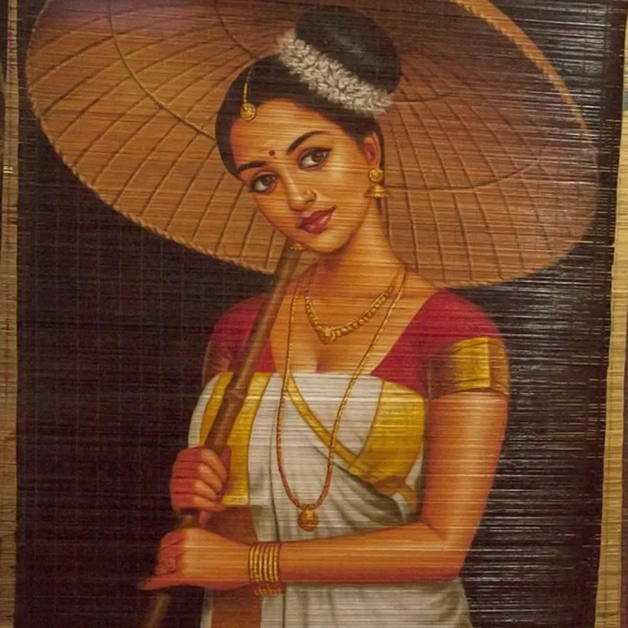 old kasavu saree