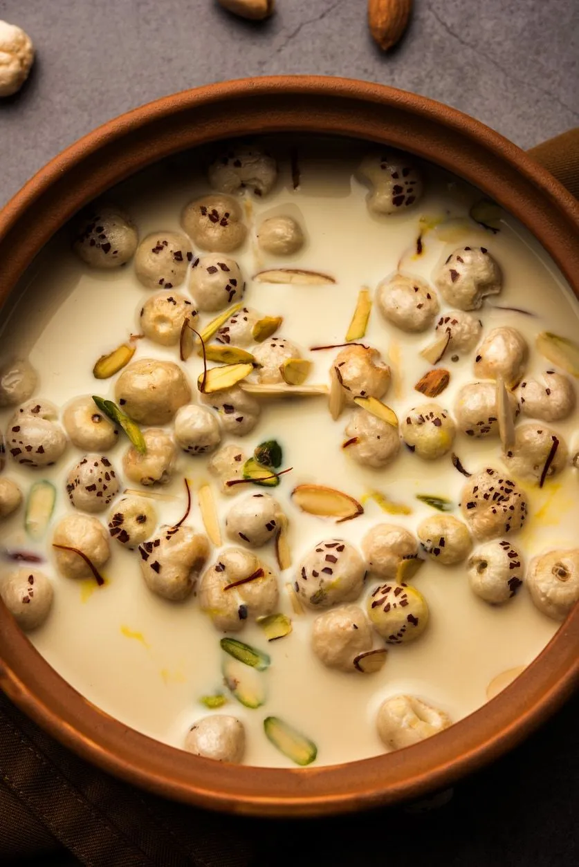 Makhana Kheer With Jaggery