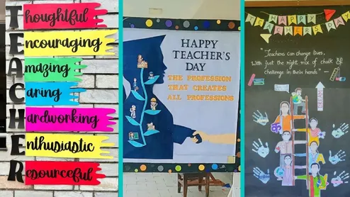 Teachers Day 2026 School Board Decoration Ideas