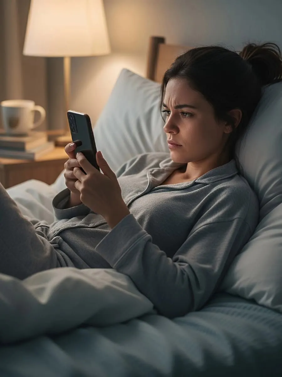 why we use phone at night