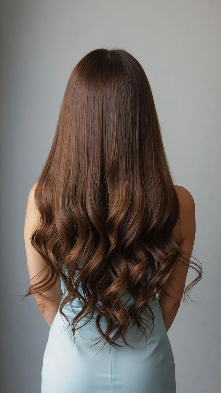 open wavy hair
