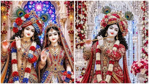Lord Krishna And Peacock Feather