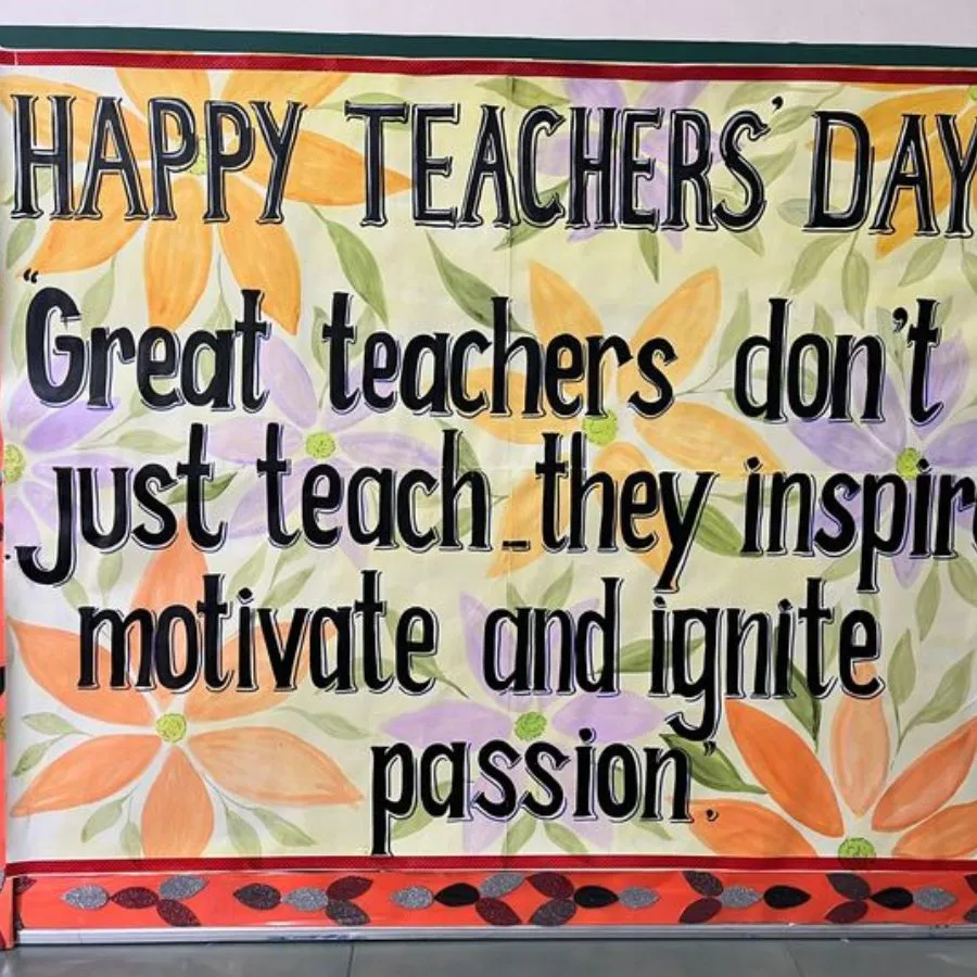 teachers day decors