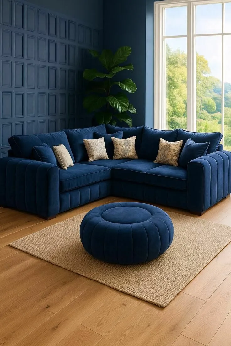velvet sofa