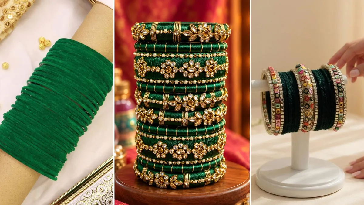 Hartalika Teej 2026: 5 Beautiful Green Bangle Designs To Flaunt With Your Saree