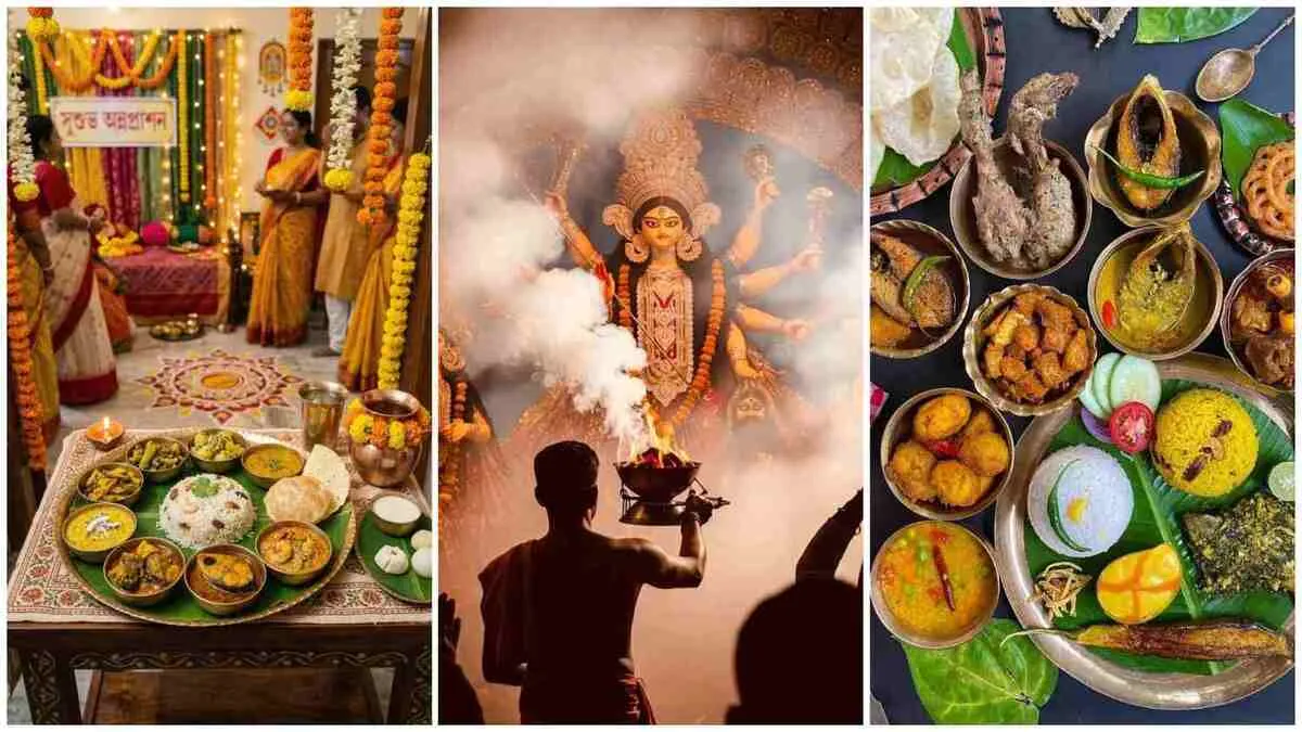 Non-Veg Food In Durga Puja 