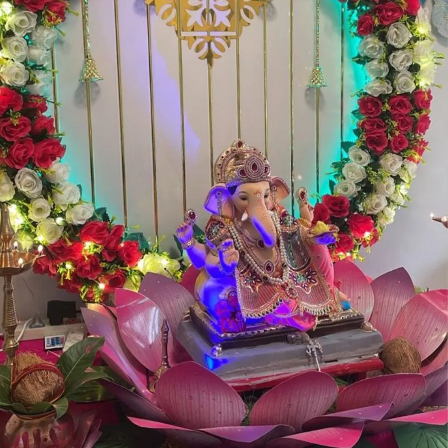 lotus ganpati mandap