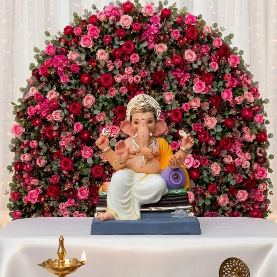 rose ganpati mandap