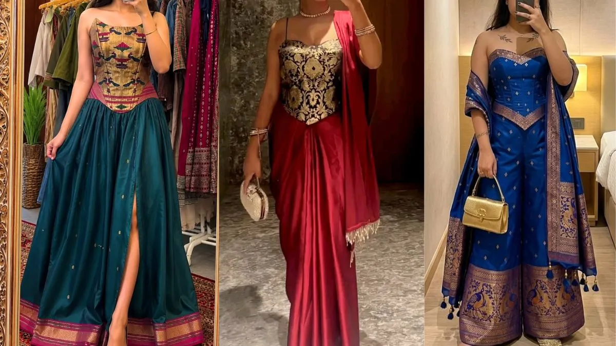 Indo-Western Sets From Nauvari Saree