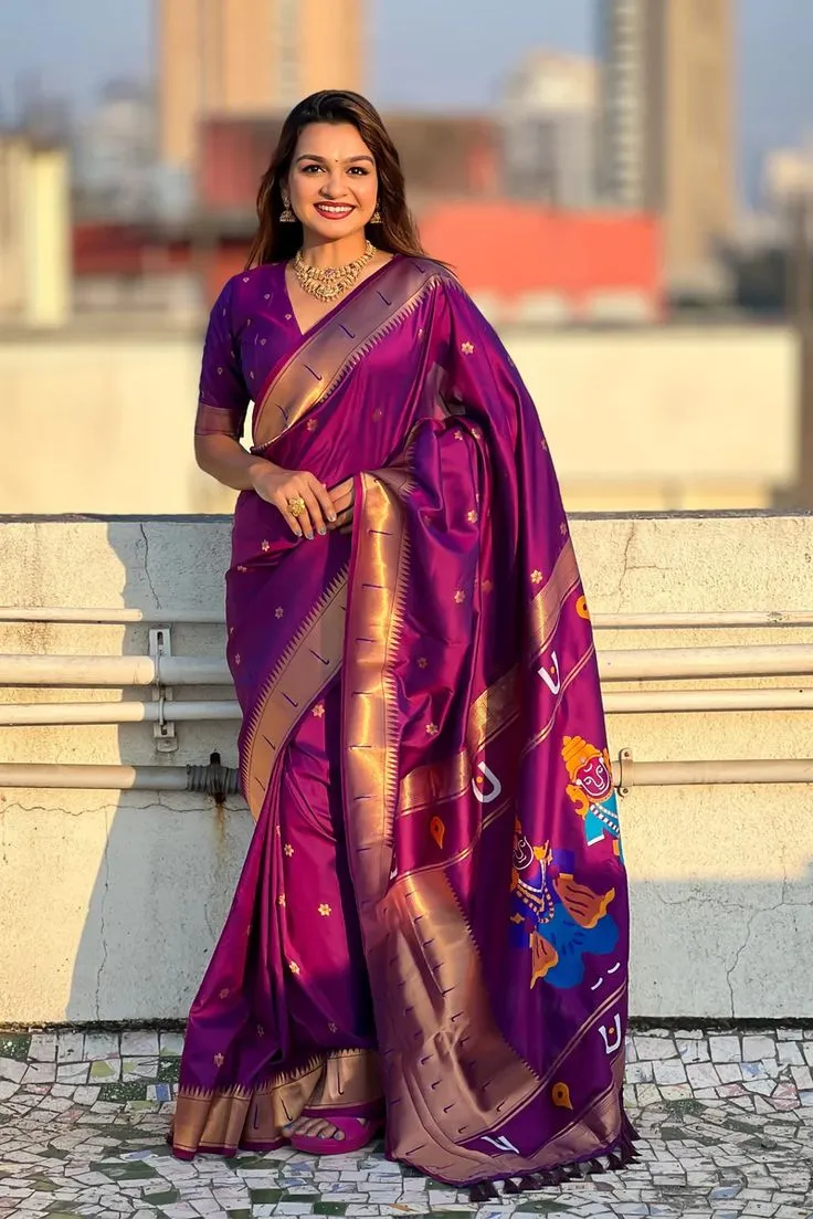Laxmi Narayan Paithani Saree