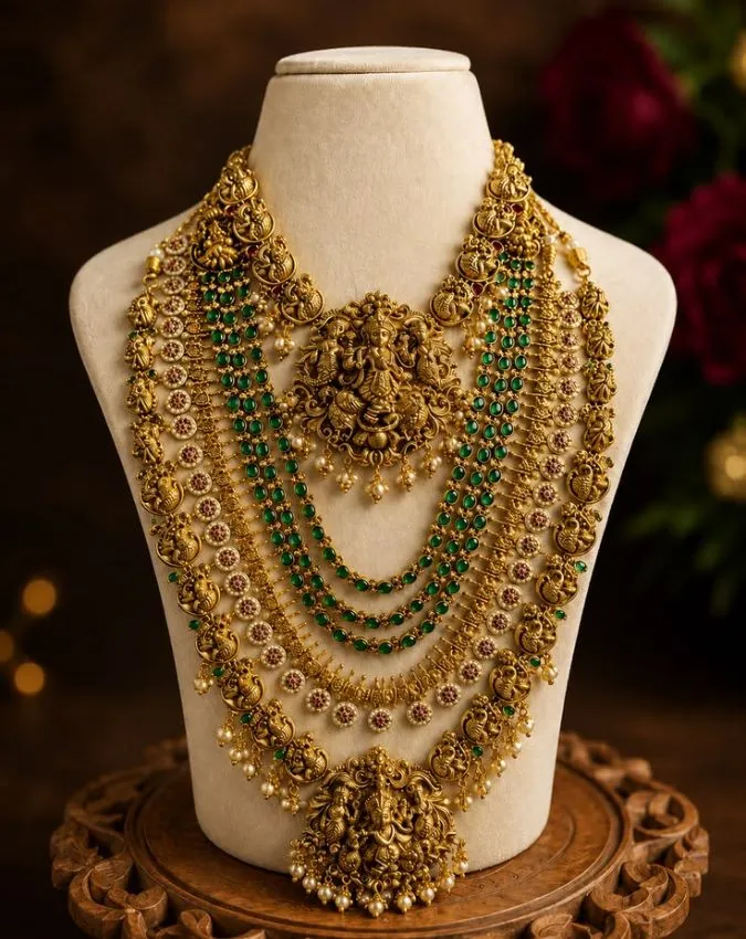 temple jewellery necklace