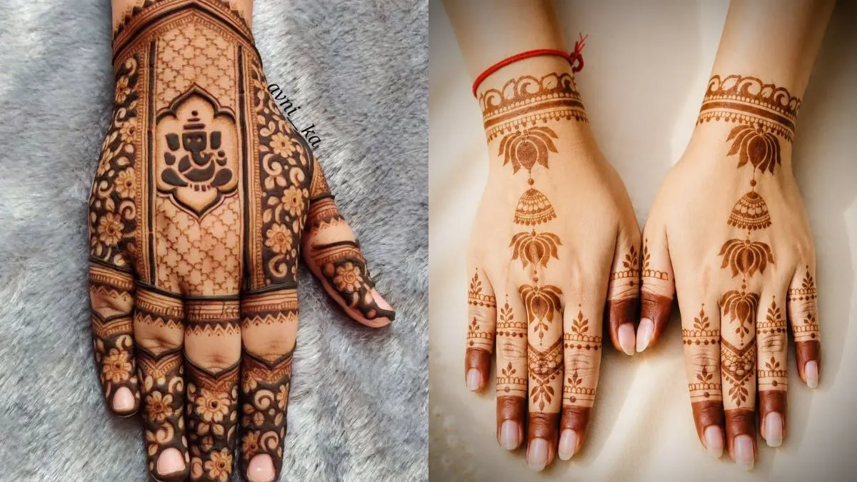 Ganesh Chaturthi 2026 Mehndi Designs For Back Hand