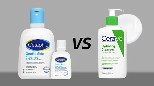 Cetaphil vs CeraVe Cleanser: Which Facewash Is Better For Dry And Sensitive Skin?
