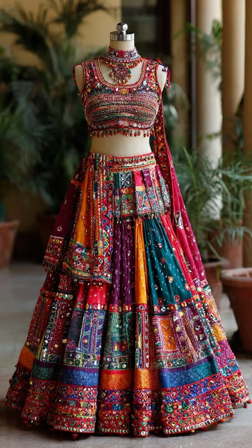Colourful Chaniya Choli 1
