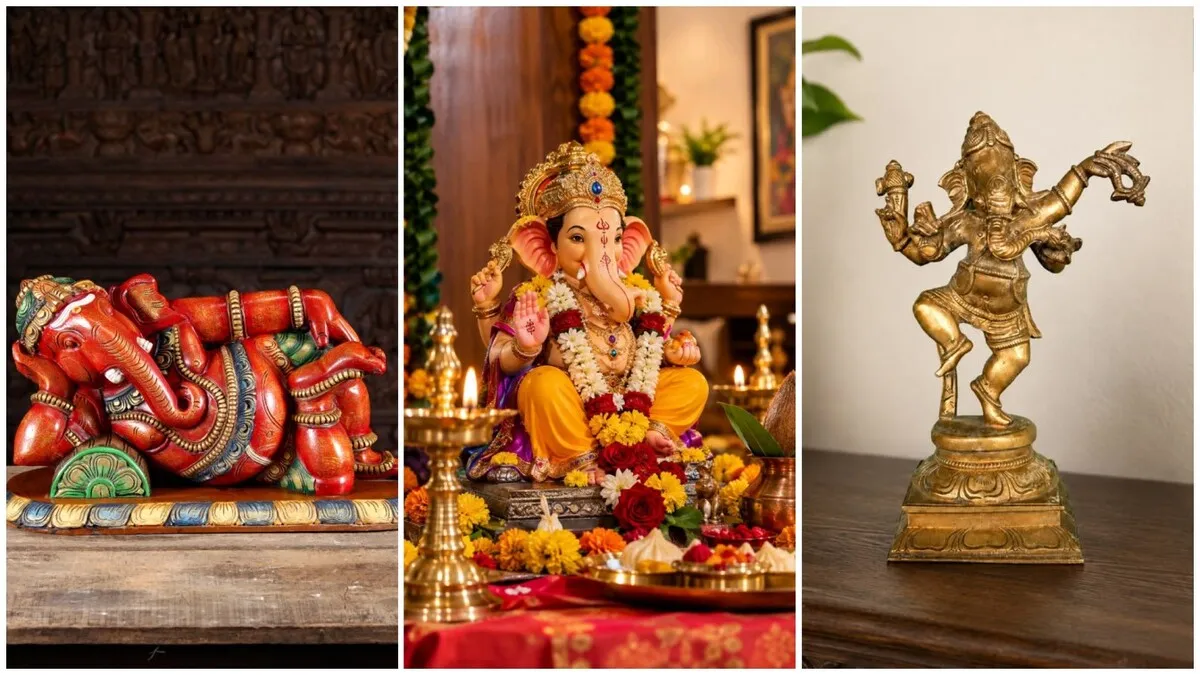 Different Ganpati Postures