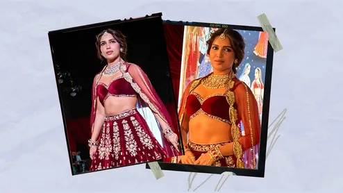 Bhumi Pednekar Brings Maroon Lehenga To New York Fashion Week; Here’s Why Brides May Love This 2026 Trend