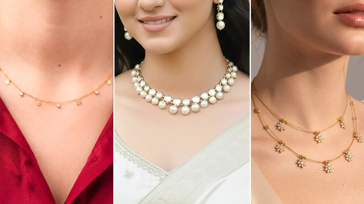 5 Gold Choker Necklace Designs To Add A Royal Touch To Your Look