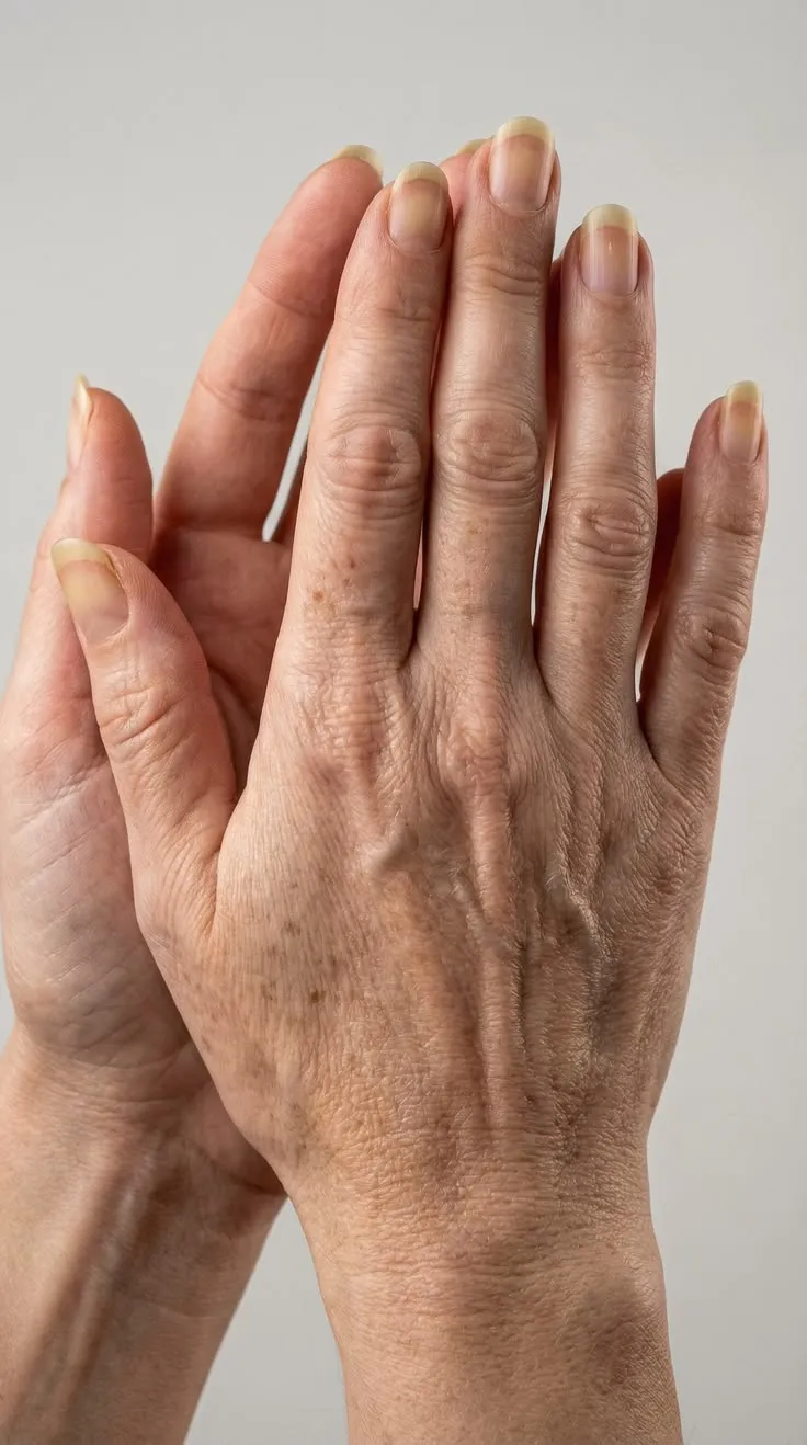 hands aeging