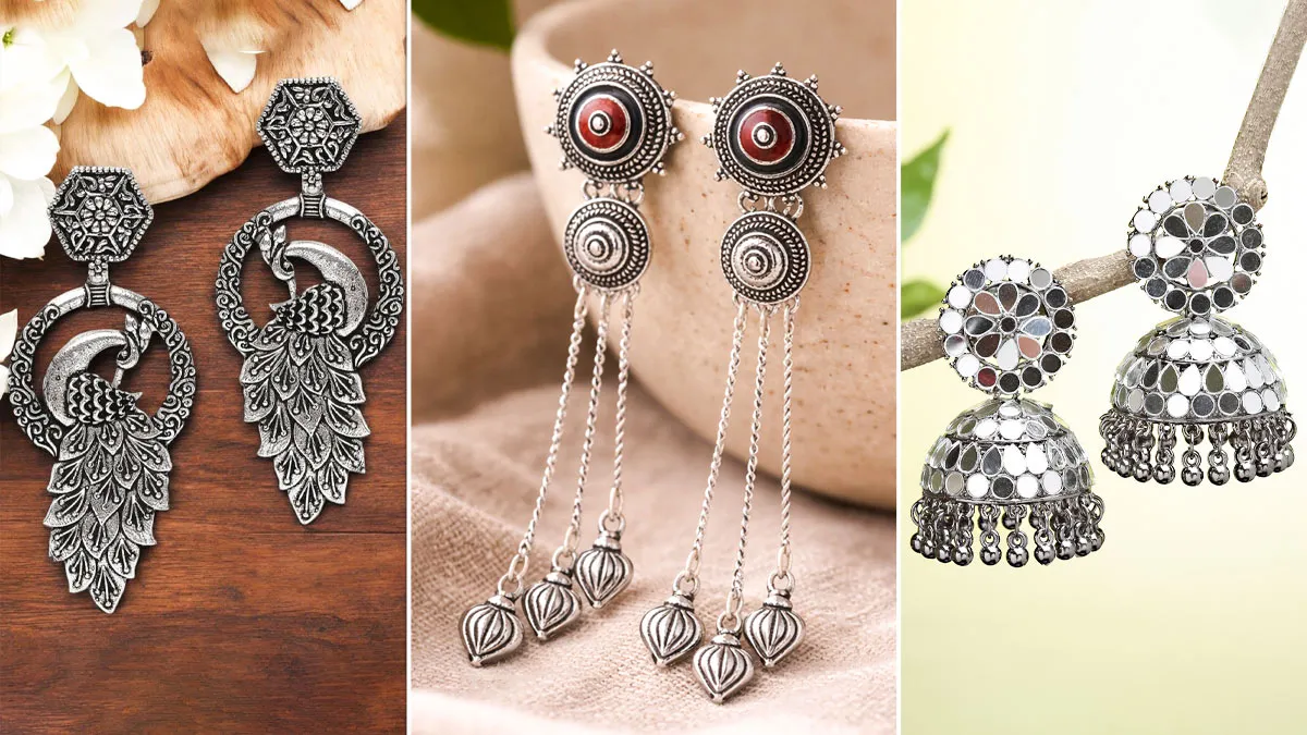 Navratri 2026: 7 Latest Oxidised Earring Designs To Elevate Your Dandiya Look