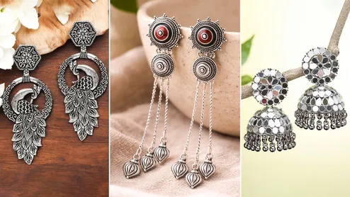 Navratri 2026: 7 Latest Oxidised Earring Designs To Elevate Your Dandiya Look