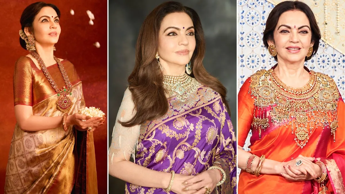 Nita Ambani Silk Saree Looks: 5+ Traditional Styles That Never Go Out Of Fashion
