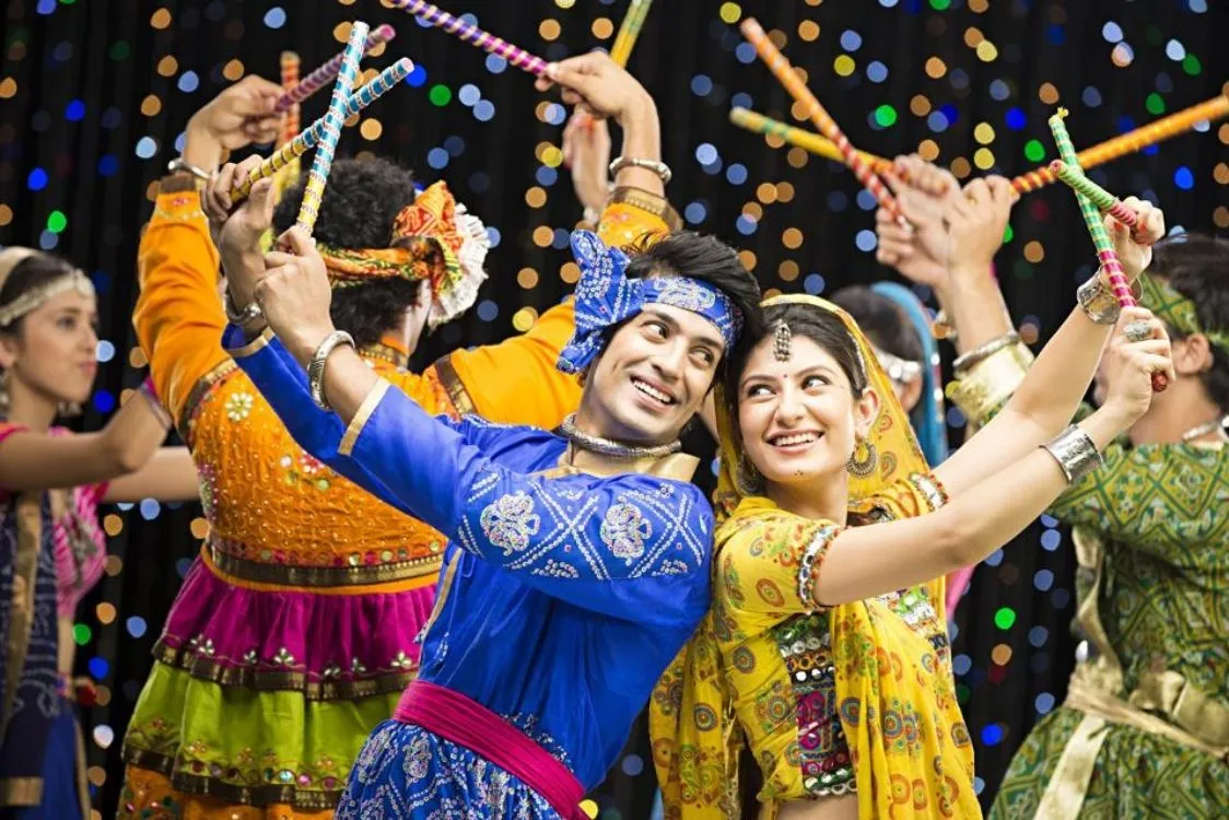 Garba Night Dancing dancing