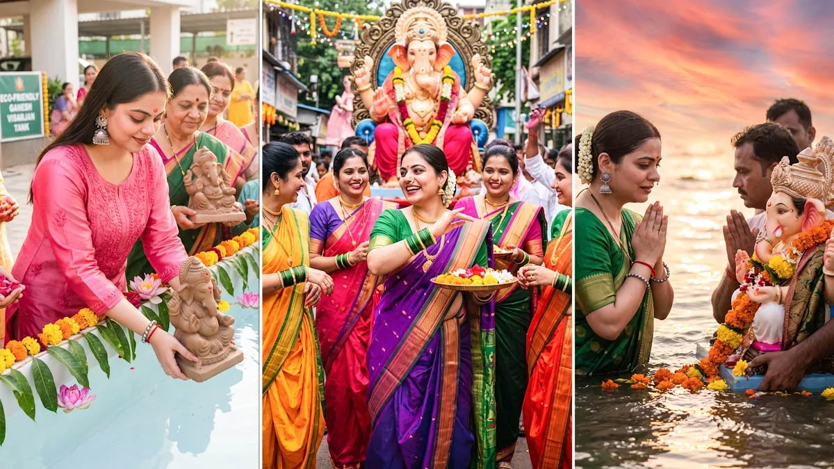 Ganesh Visarjan 2026 AI Prompts: 5 Creative Ideas To Create Beautiful Ganpati Farewell Images