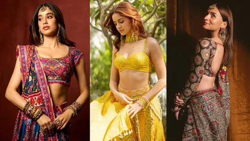 Garba look by celebrities