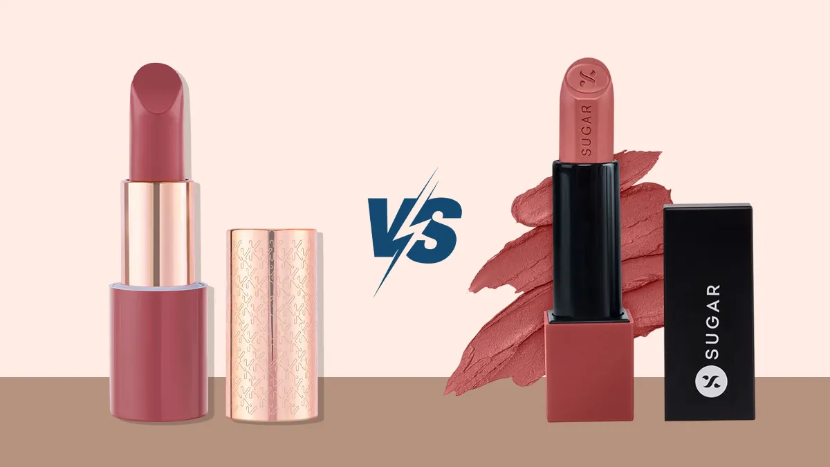 Kay Beauty vs Sugar Lipstick: Which Has Better Pigmentation In One Swipe?
