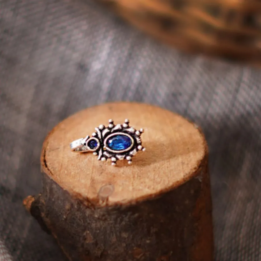 blue nosepin