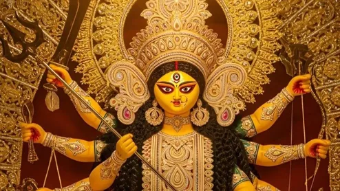 Craft of Maa Durga Idol