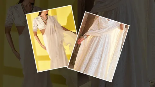 Navratri Day 2 White Outfit Options
