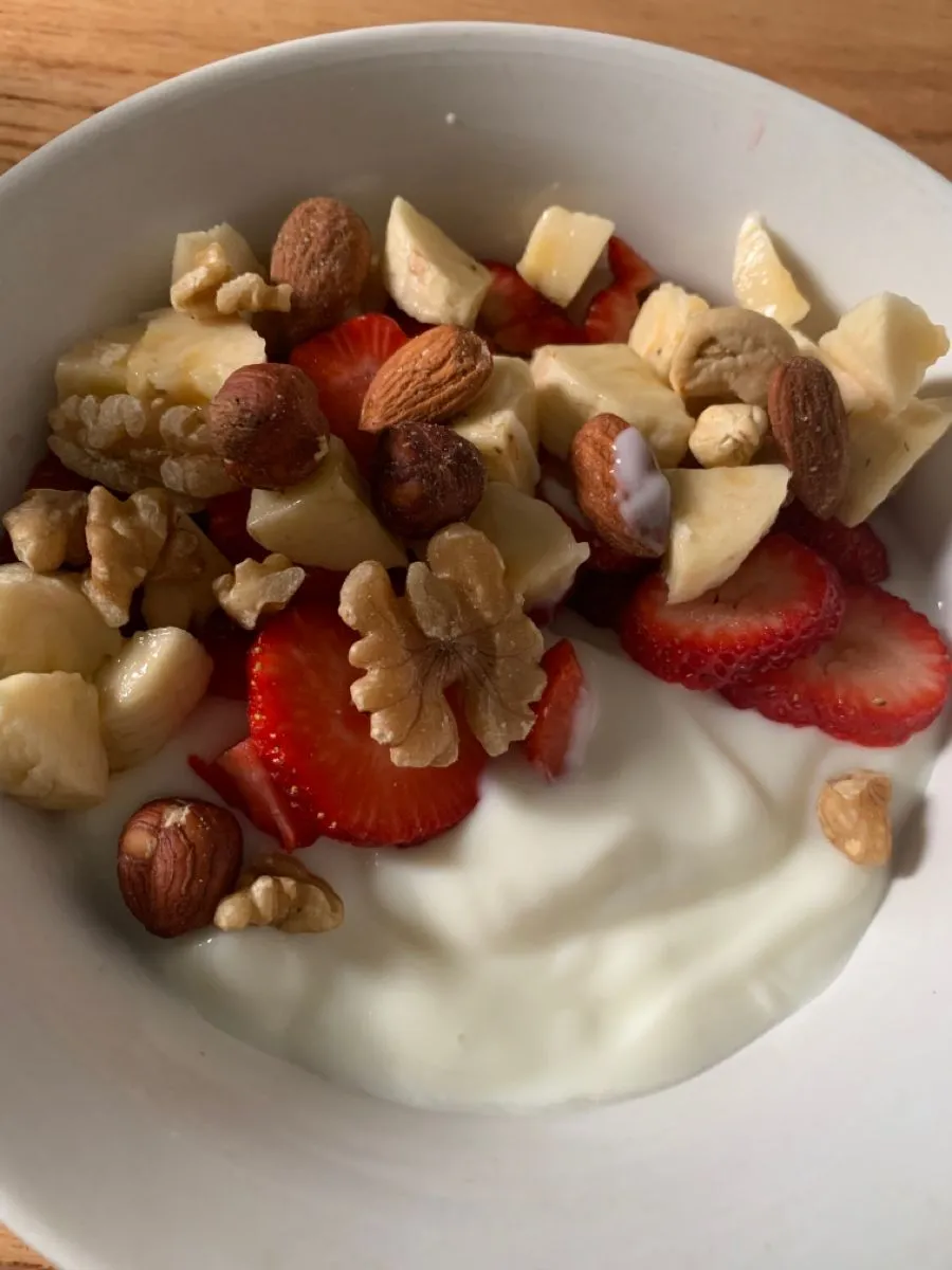 Nuts with Yogurt