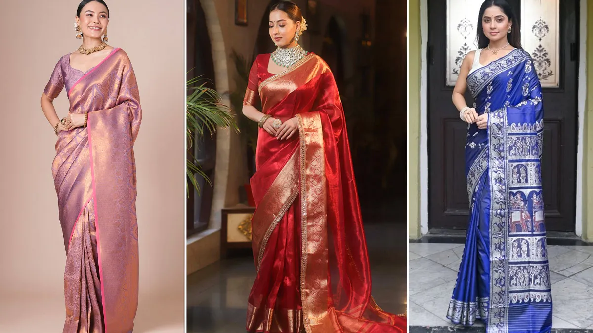 Durga Puja 2026: 5 Silk Sarees To Wear For Pandal Hopping