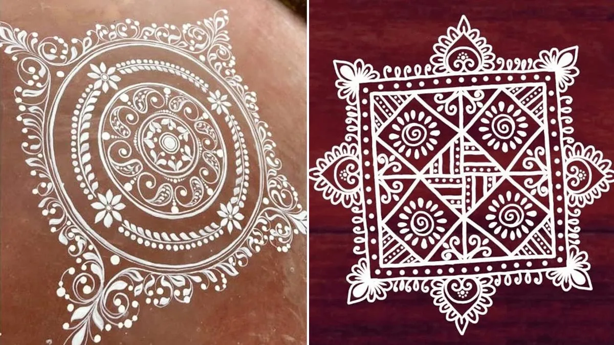 Durga Puja Alpona Designs: 9 Simple Patterns To Adorn Your Homes