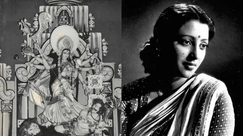 Suchitra Sen, Inspiration behind Maa Durga's idol