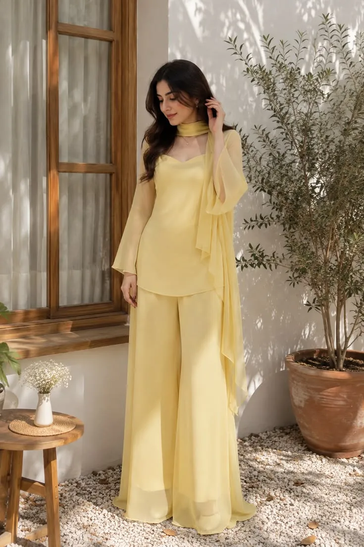 Soft Lemon Co-Ord Set
