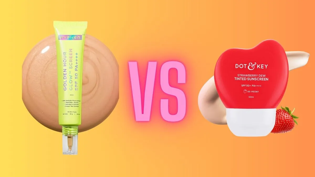 Hyphen Vs Dot & Key Tinted Sunscreen