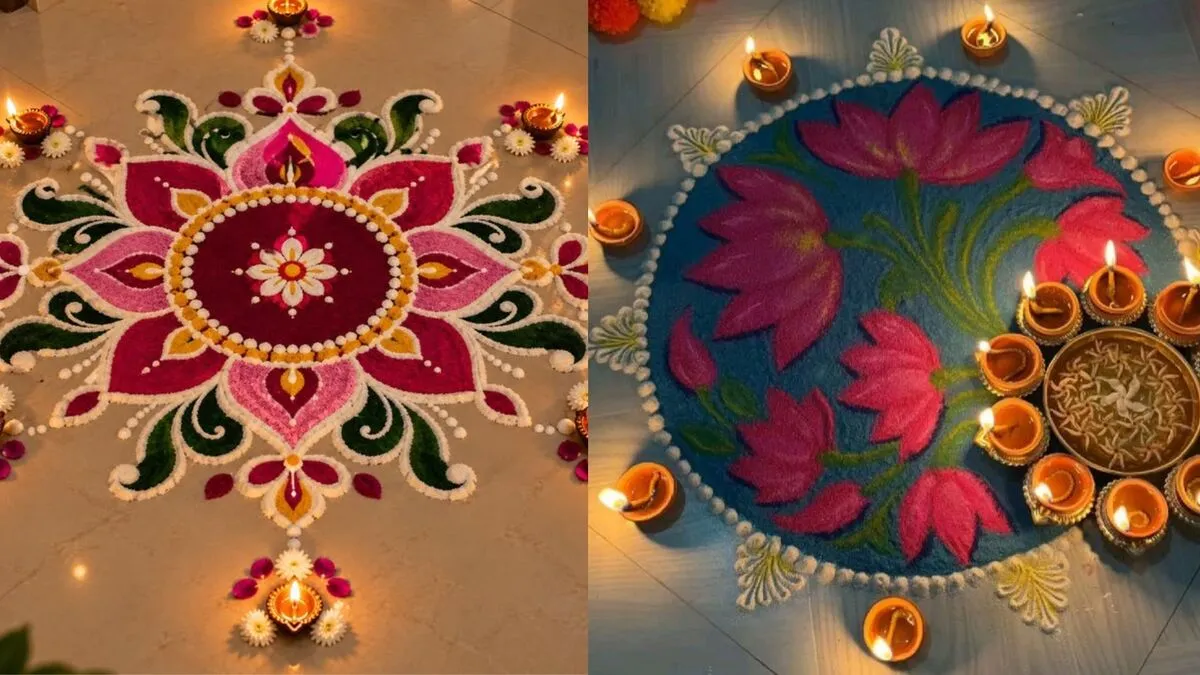 Why do Indian draw rangoli at doorsteps