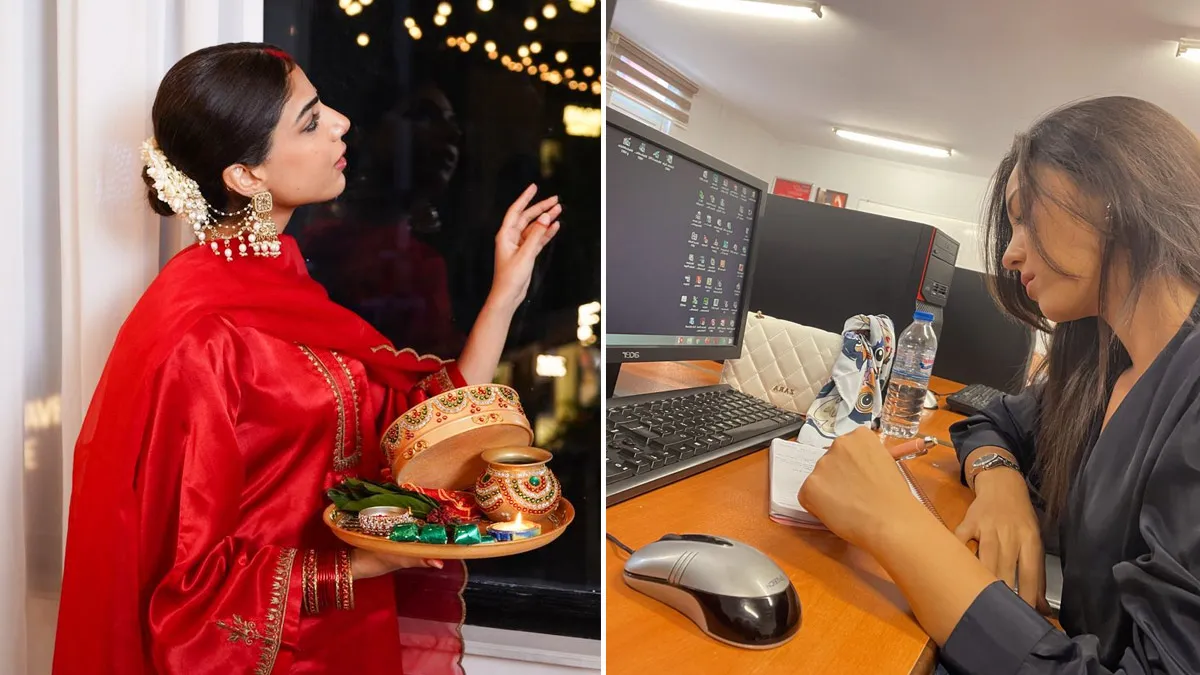 Karwa Chauth While Fasting 9-5