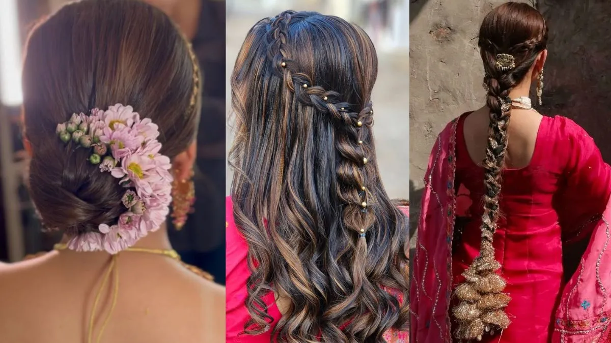 Karwa Chauth Hairstyles For Saree