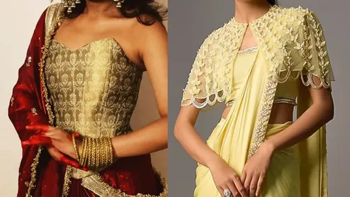 Statement blouse for old sarees
