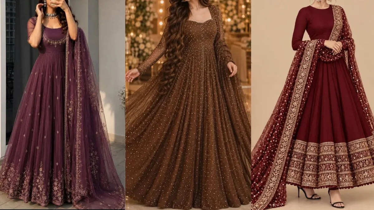 Embroidered Floor-Length Anarkali _ Source_ Pinterest