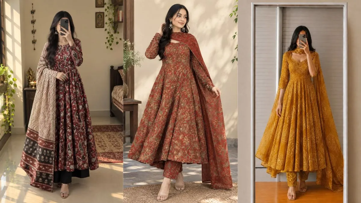 _Cotton and Block-Print Anarkali _ Source_ Pinterest