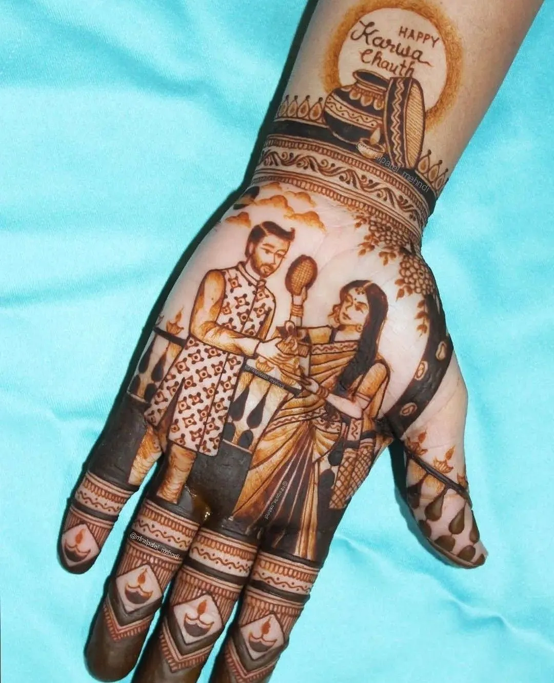 mehndi happy karwa chauth