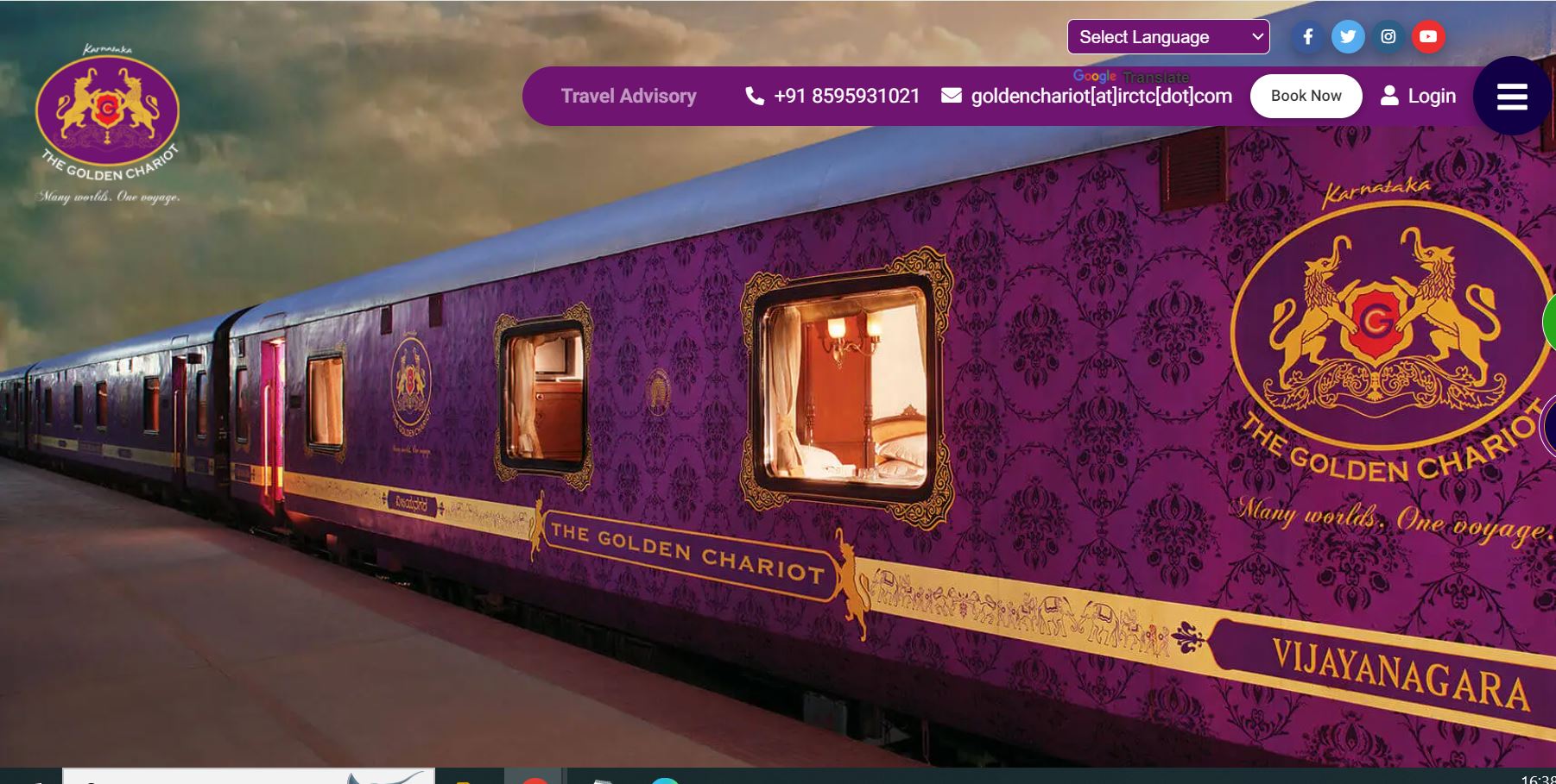 golden chariot train in irctc know ticket price booking tips and all details