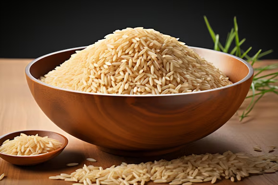 how brown rice is made organically