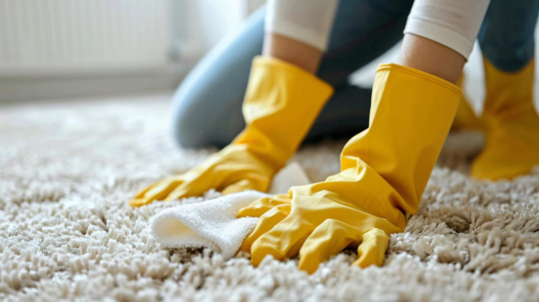 how to clean carpet without vacuum